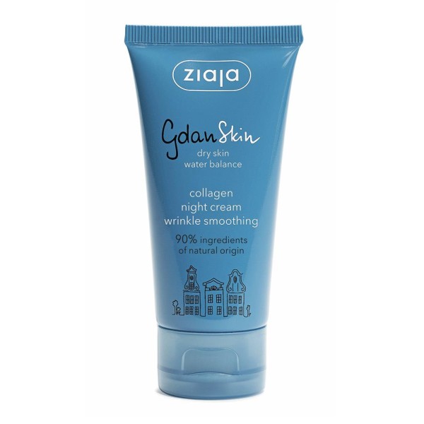 Ziaja - Crema viso - GdanSkin - Collagen Night Cream - Wrinkle Smoothing