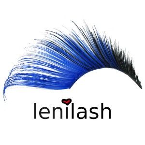 lenilash - Falsche Blau Schwarze Wimpern 203