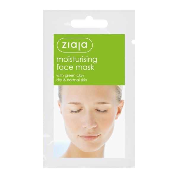 Ziaja - moisturising face mask with green clay