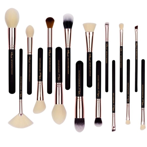 Lenibrush- Kosmetik- Pinselset - Makeup Set - Matte Black Edition