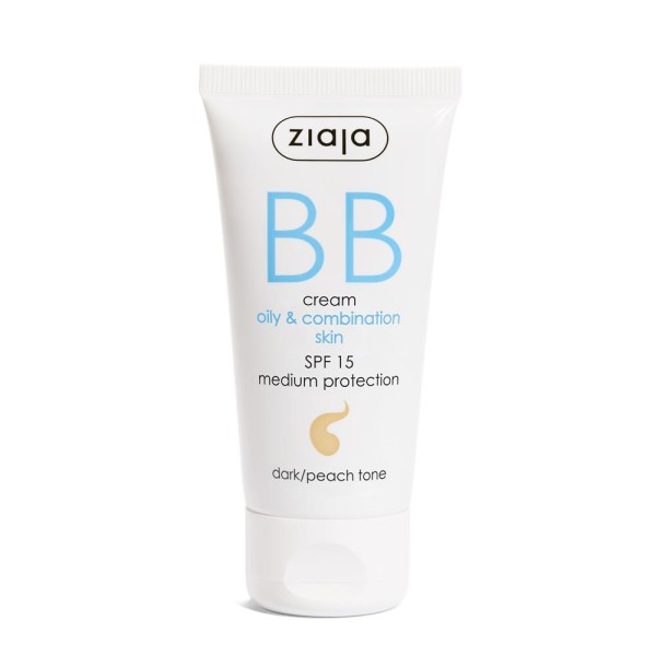 Ziaja - Gesichtspflege - BB Cream - Oily and Combination Skin - Dark/Peach Tone SPF15
