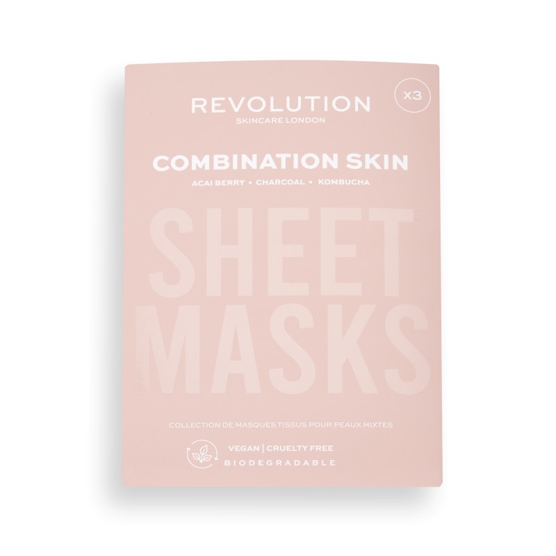 Revolution - Skincare Combination Skin Sheet Masks Set 3Stk, Mask, Face  Care, Care